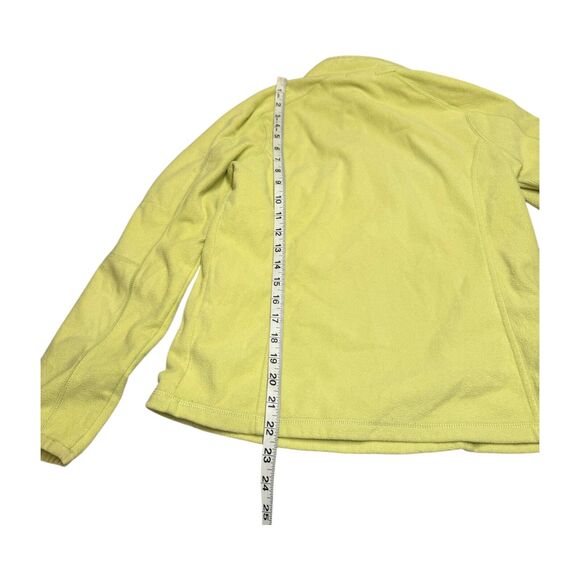 Eddie Bauer Sweatshirt Women's Small Yellow Quarter Zip Long Sleeve Pullover - Picture 4 of 7